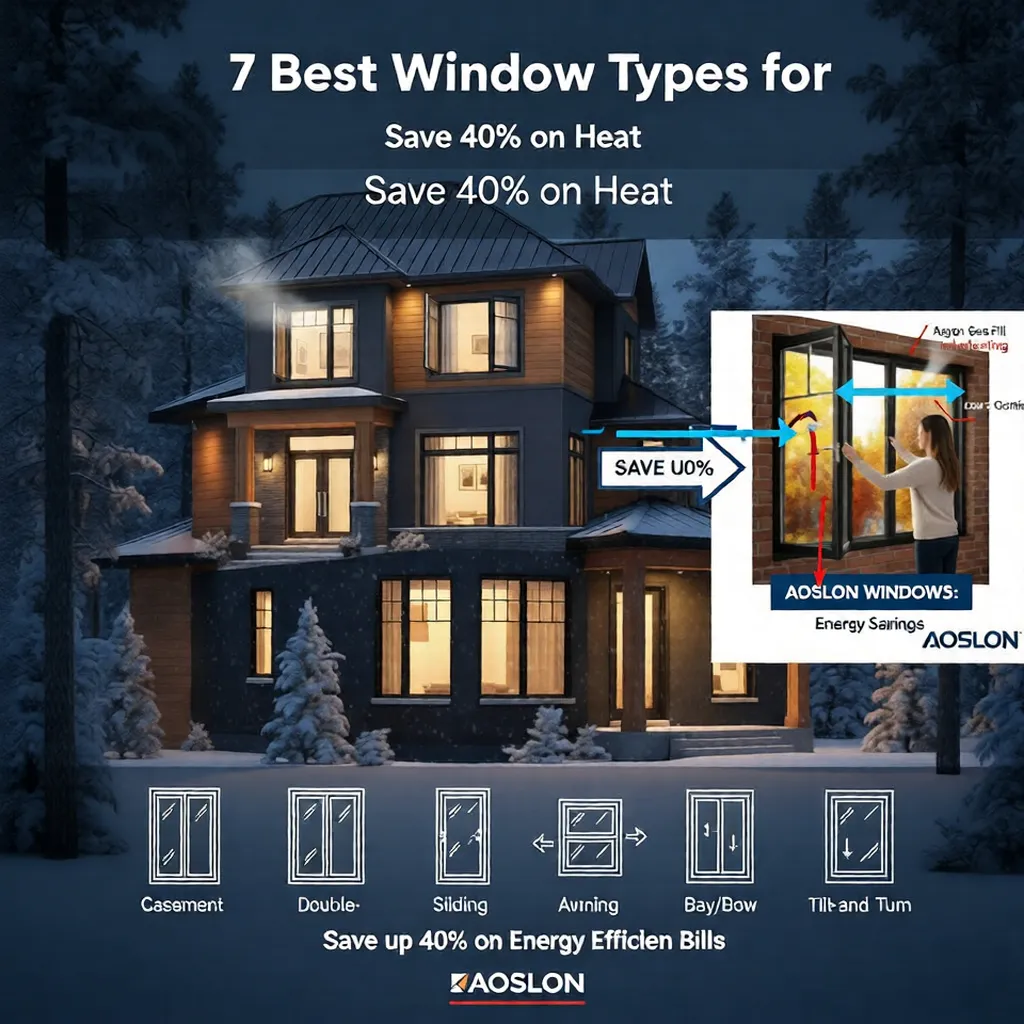 7 Best window types residential for Canadian Homes in 2026 (Save 40% on Heat)