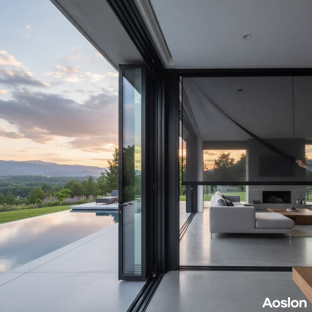 stacking patio door