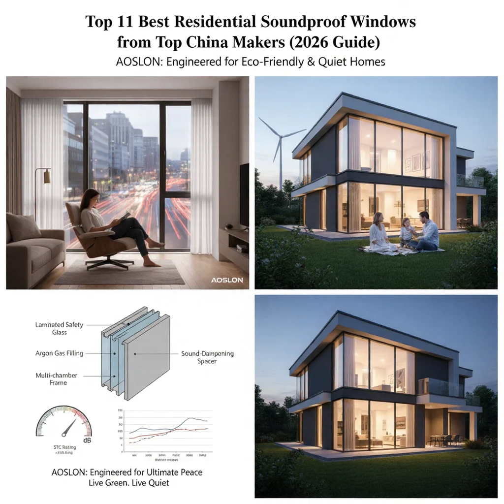 11 Best Residential Soundproof Windows from Top China Makers (2026 Guide)