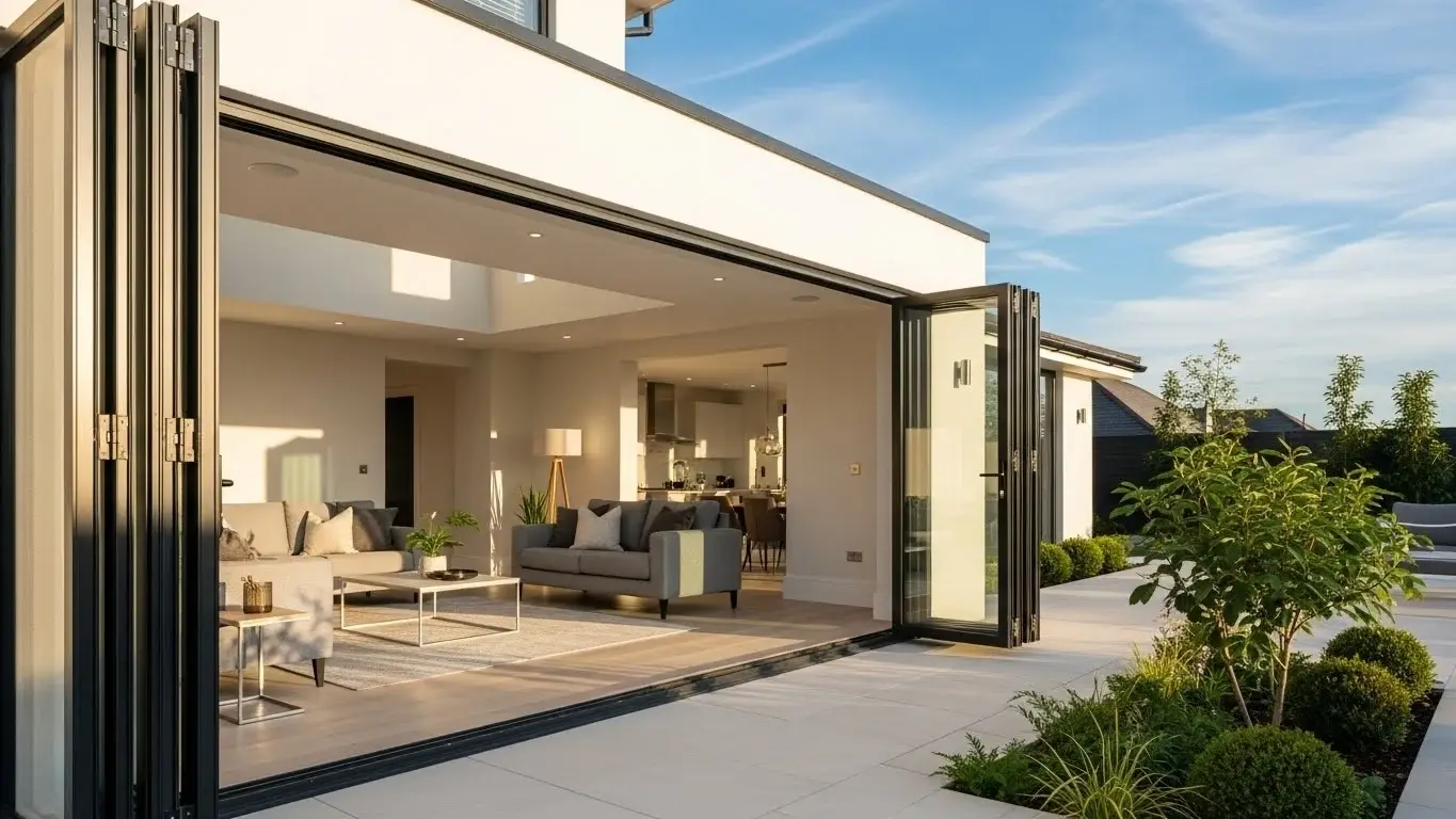 aluminium bifold patio doors