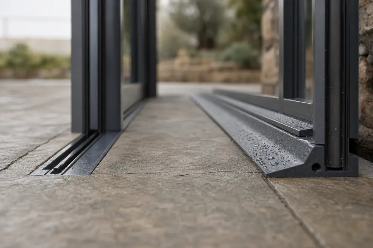 Flush and weathered threshold options
