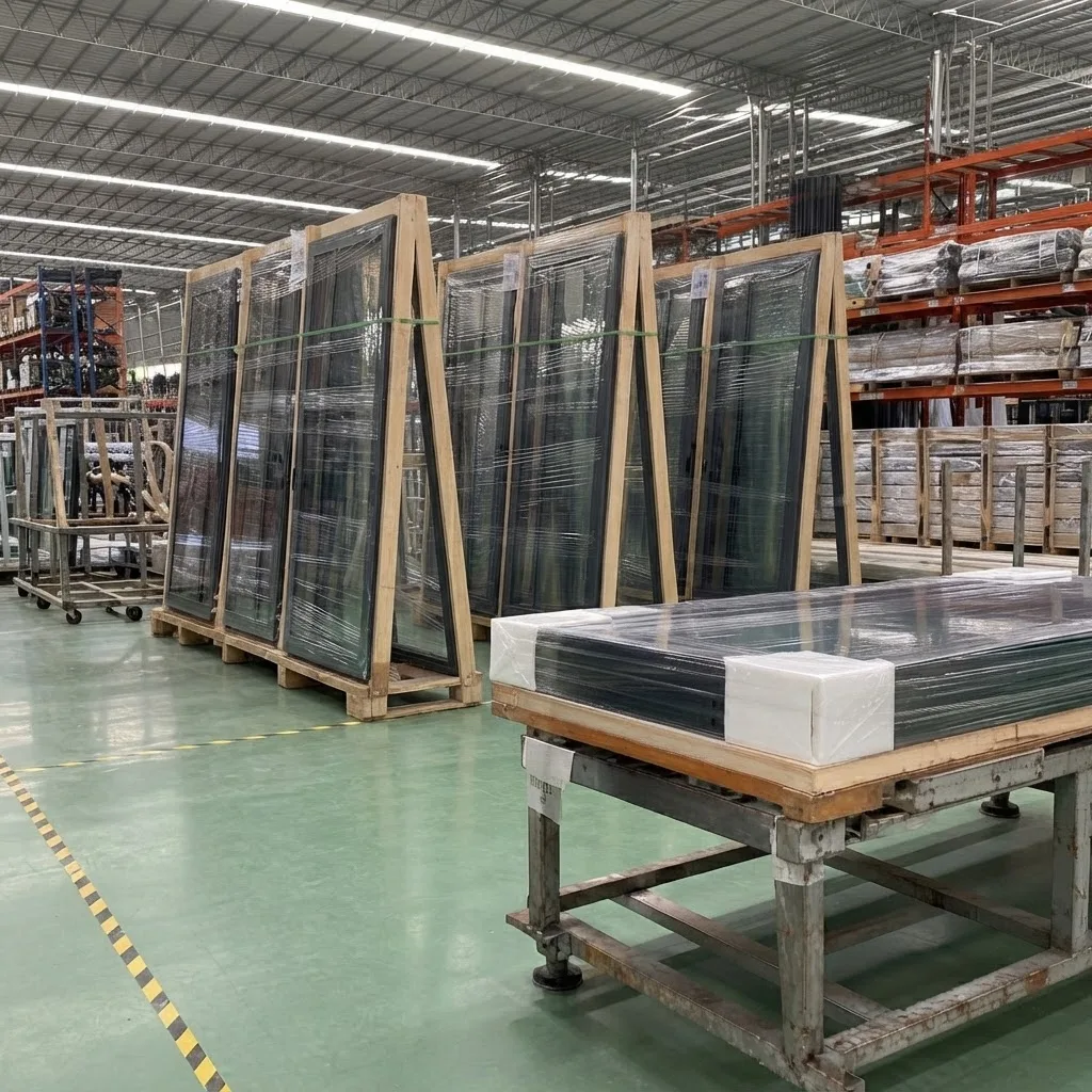Aoslon door packing ready for export