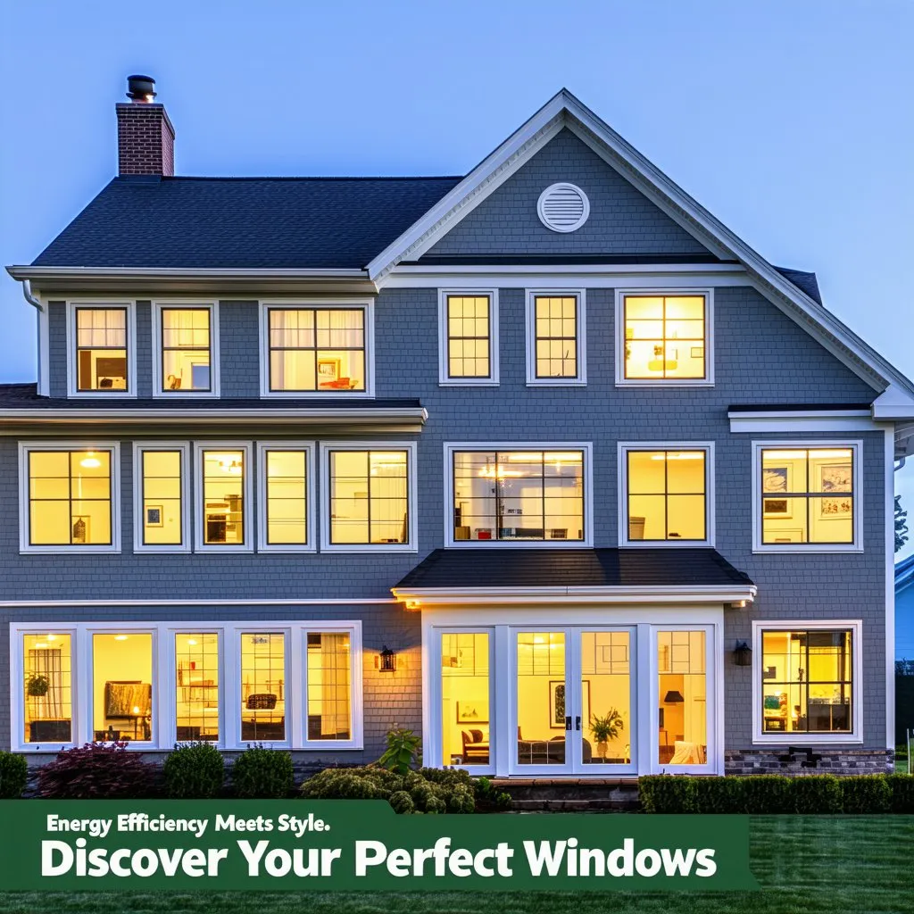 Energy Efficiency Meets Style.Discover Your Perfect Windows