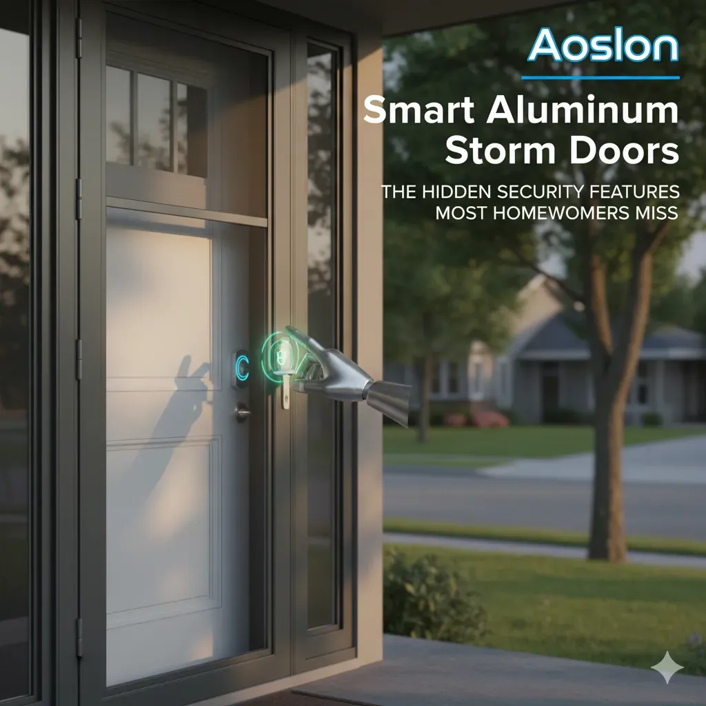 Smart Locking Systems in Aluminum Storm Doors