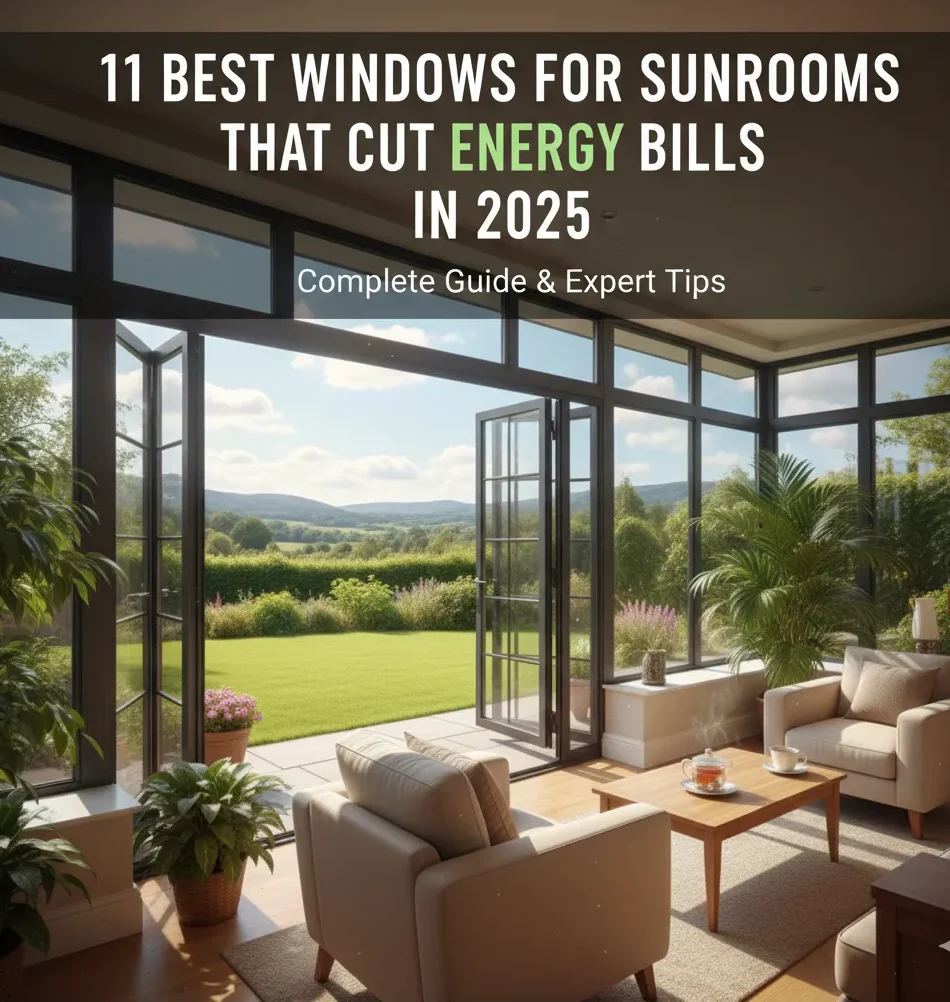 11 Best Windows for Sunrooms That Cut Energy Bills in 2025 - Complete Guide