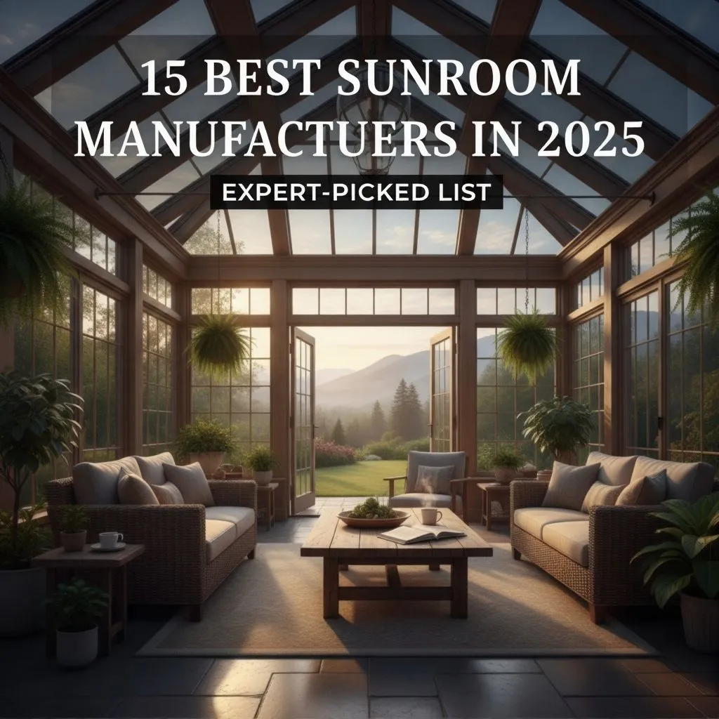 best sunroom manufacturers