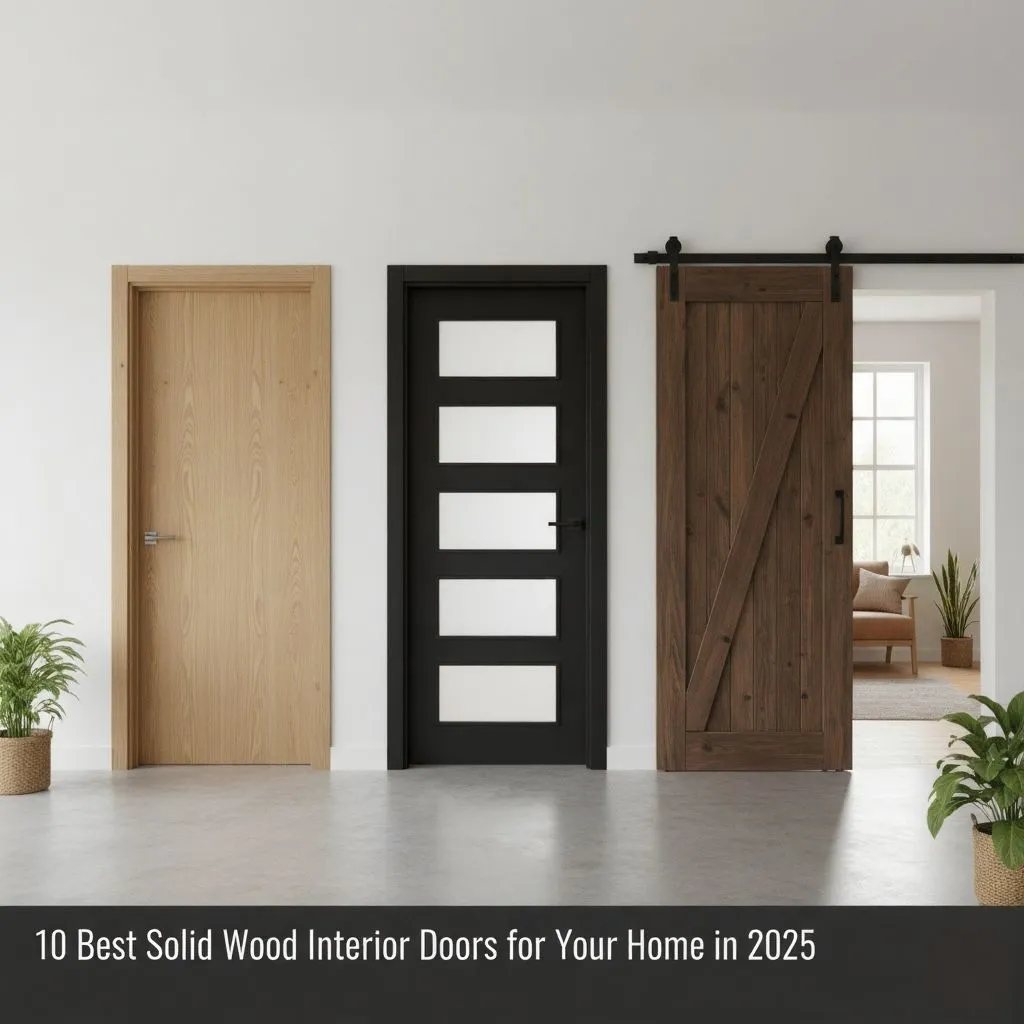 Minimalist Solid Wood Door