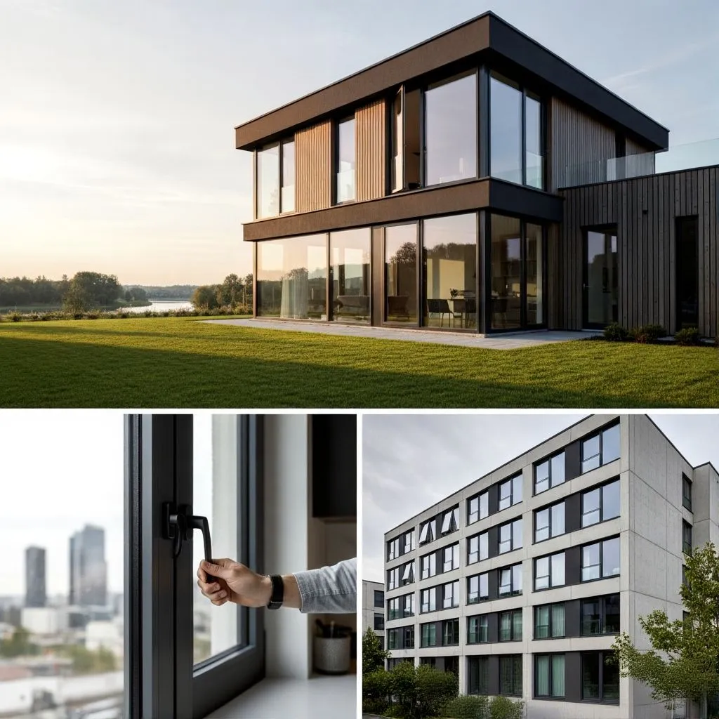 mid century modern windows exterior