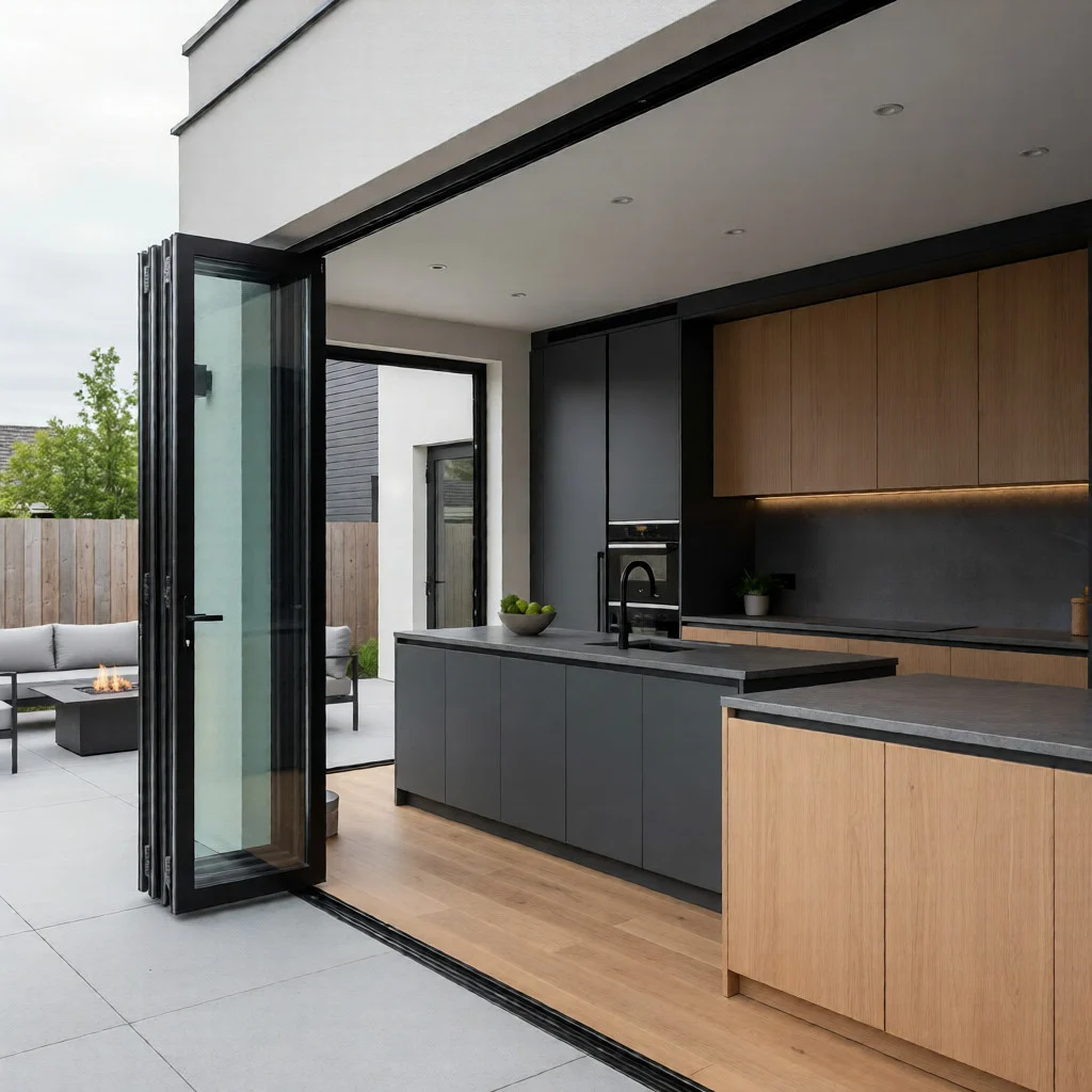 custom aluminum cabinet doors