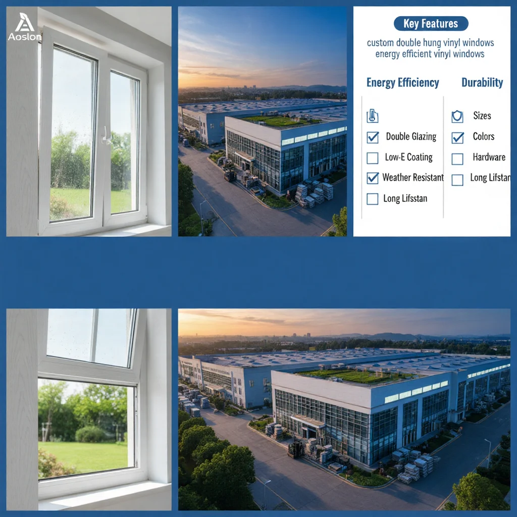 custom double hung vinyl windows