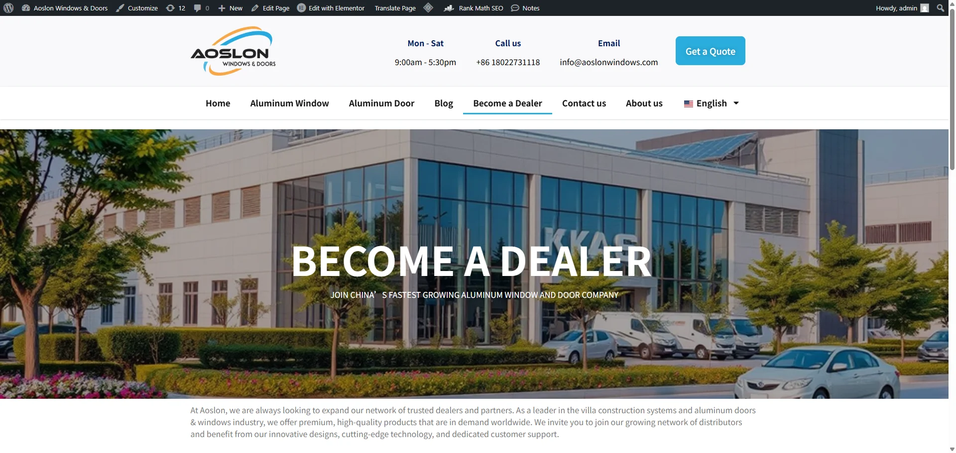 aluminum window manufacturers China